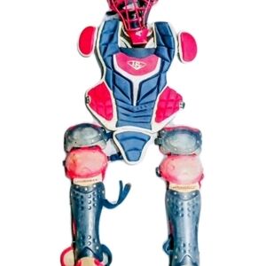 Louisville Slugger PGS514 Series 5 Youth Catchers Gear Set Blue Red Free Ship